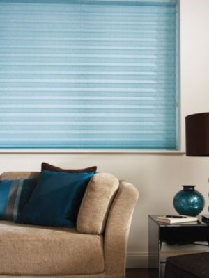 2" Pleated Shade - Batik Duckegg